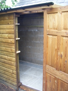 Shed interior 